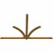 Ekena Millwork Redmond Rough Sawn Timber Gable Bracket, Western Red Cedar, 108"W x 68"H x 2"D x 4"F, 15/12 Pitch GBW108X68X0204RED00RWR - alternate 5